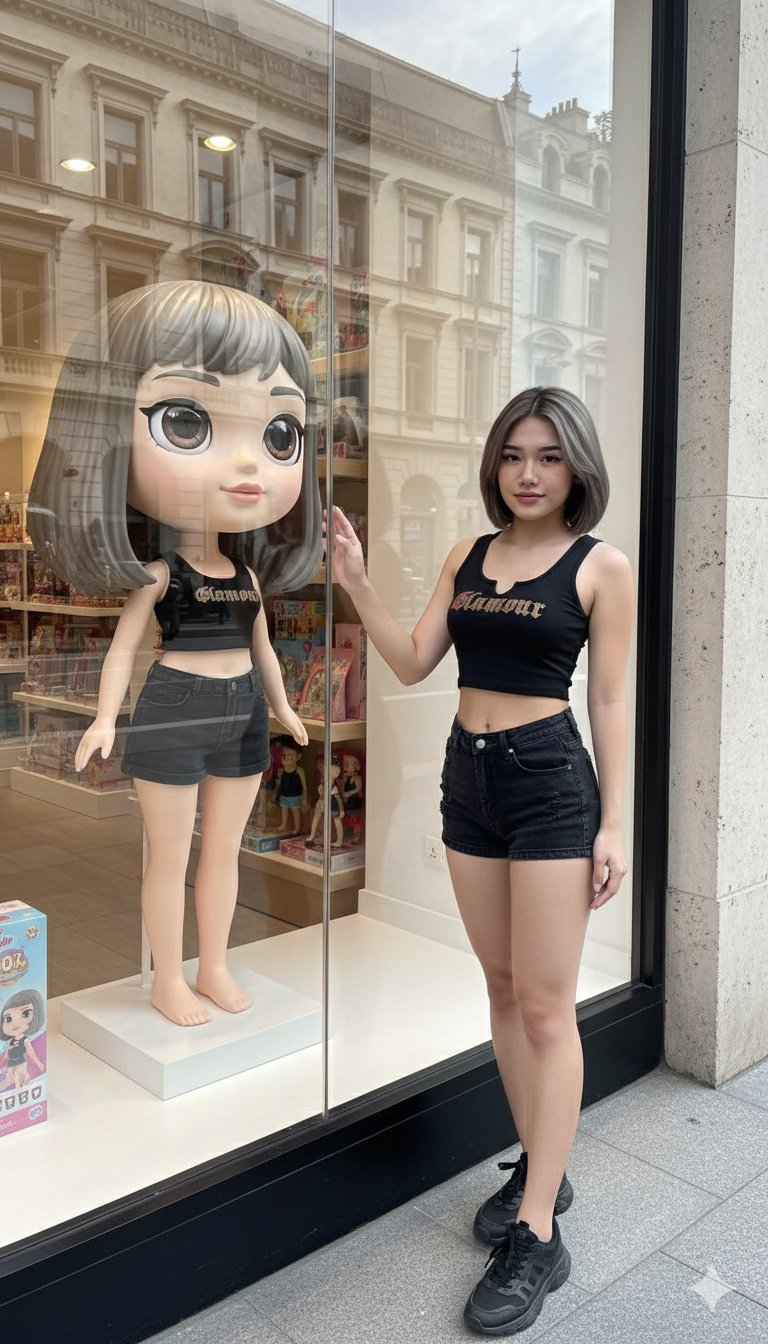 "PROMPT": "Create bright high-end street-fashion photograph