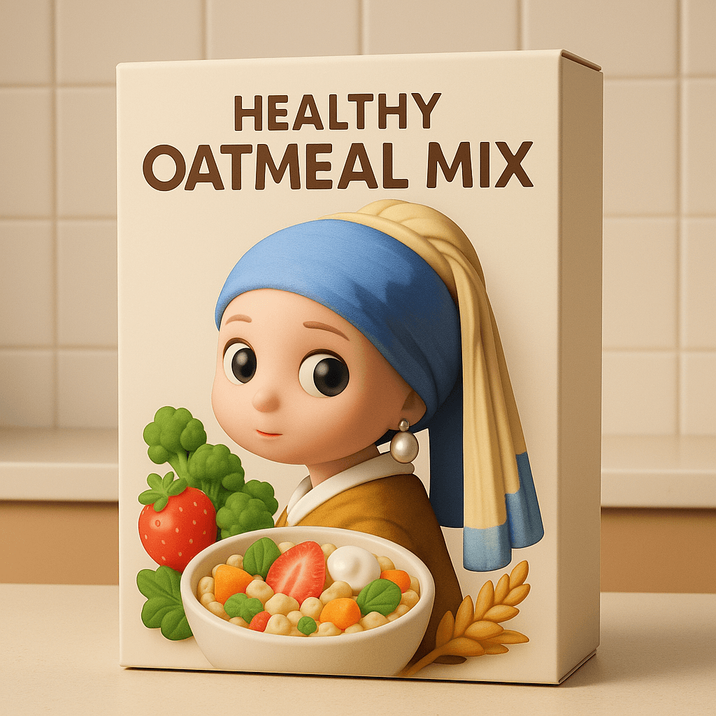 “Master Oats”: Based on the visual features