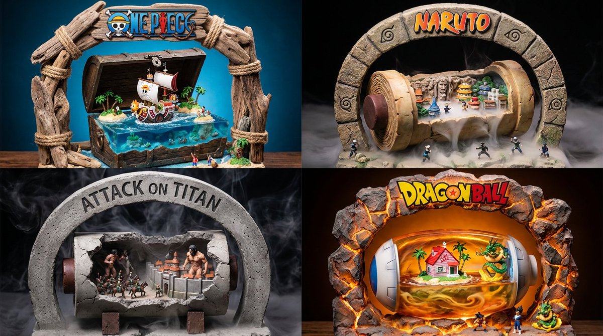"Aesthetic": "Physical Desktop Diorama Resin and Clay Model