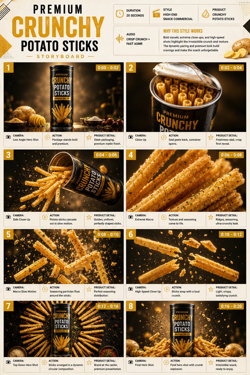 Premium argument name="snack type" default="Crunchy Potato