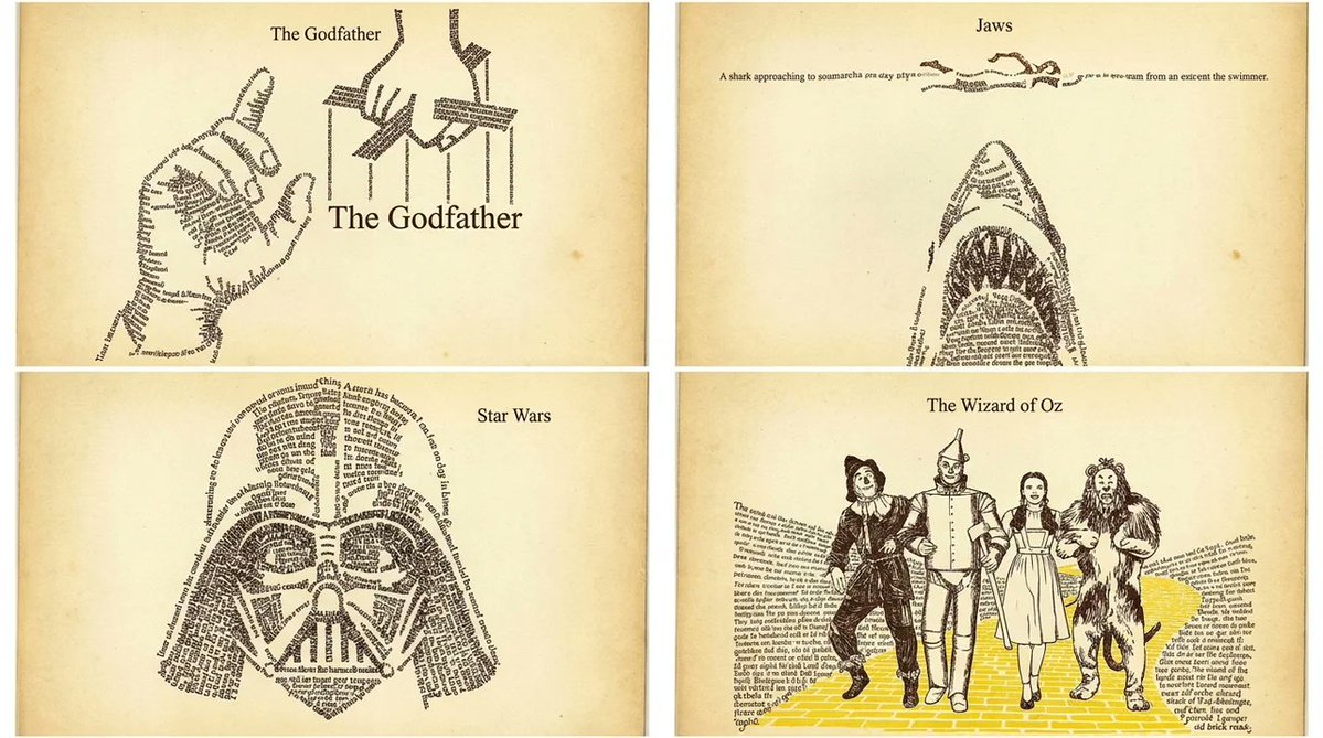 2x2 grid this for famous movies: TYPOGRAPHIC_EMERGENCE SELECT