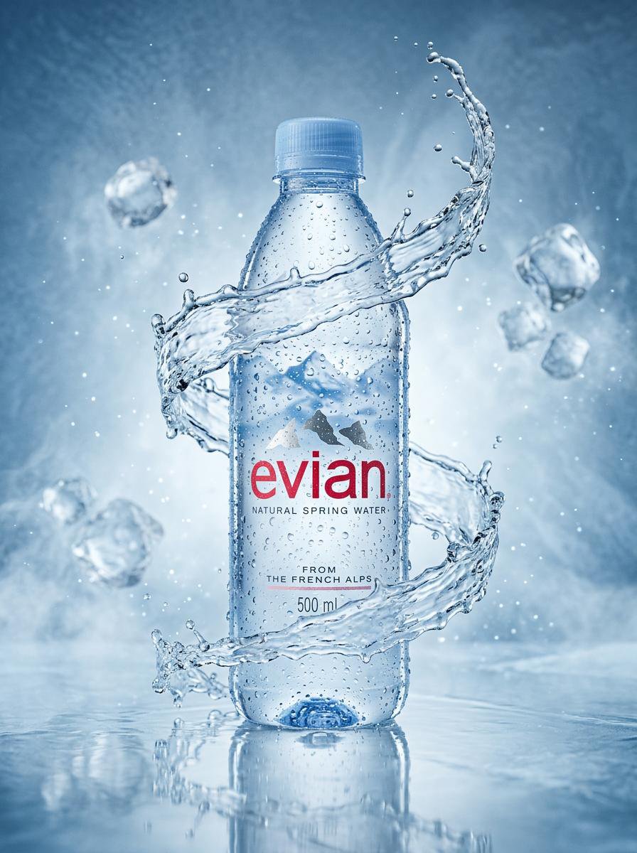 Ultra-realistic luxury commercial product photography of