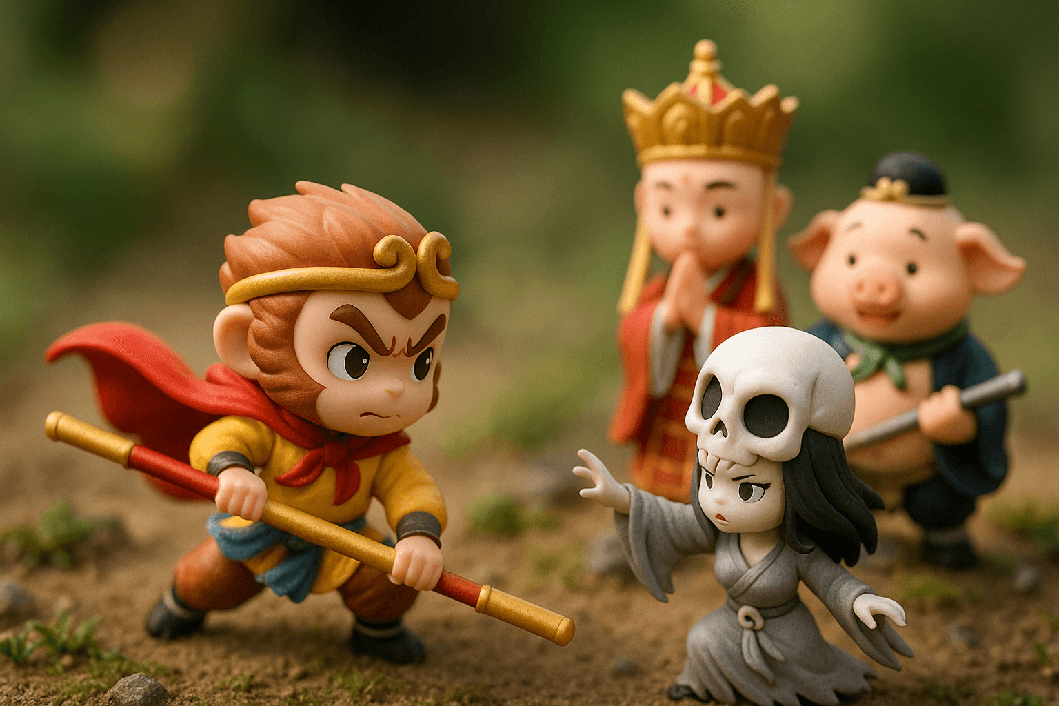 Miniature three-dimensional scene presentation using