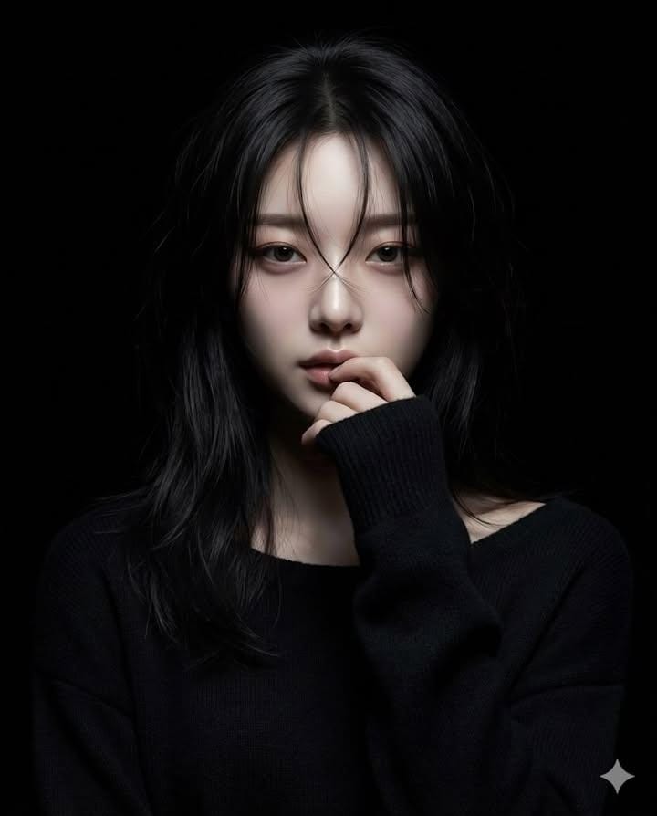 Generate realistic-anime portrait of female character