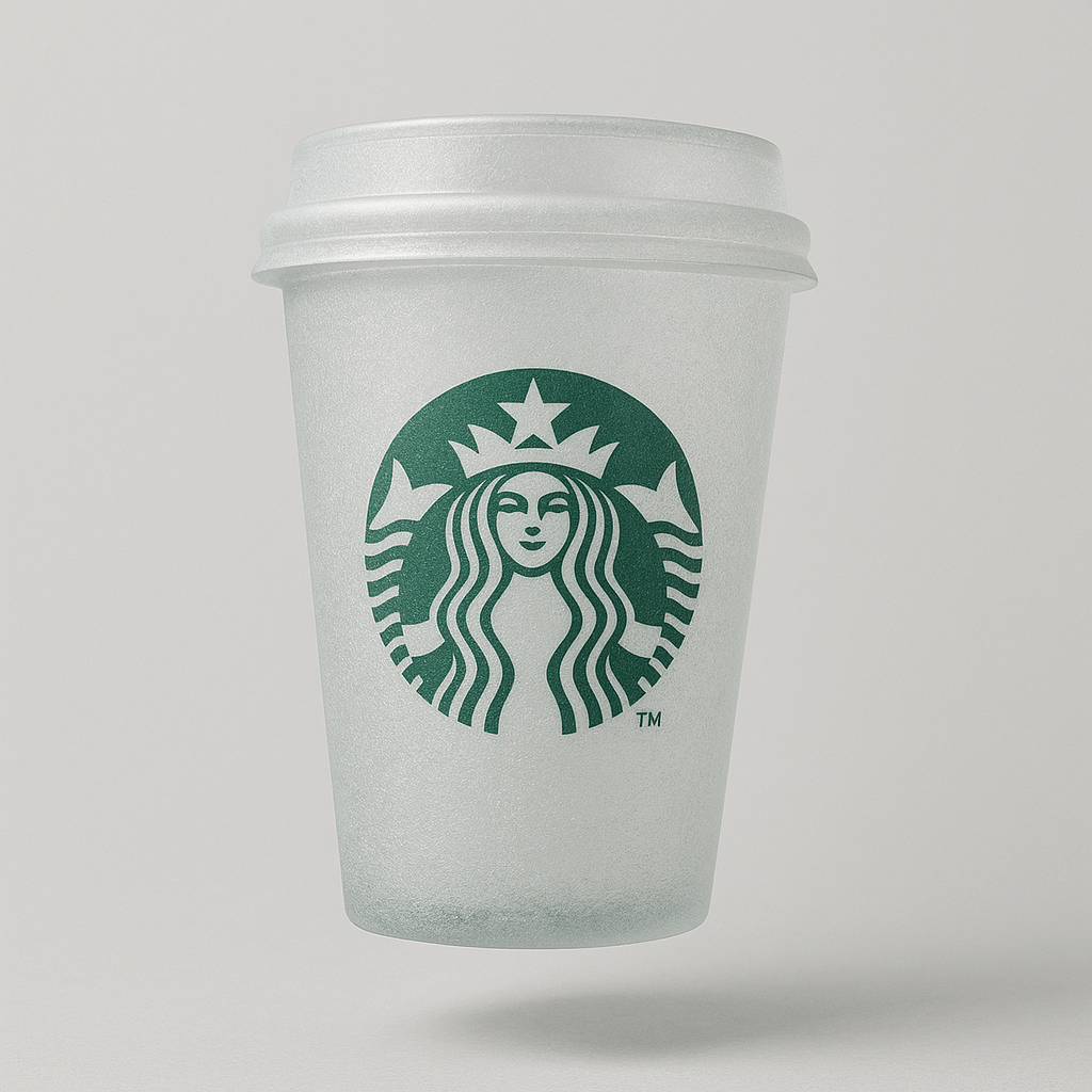Soft translucent glass of the attached image with frosty