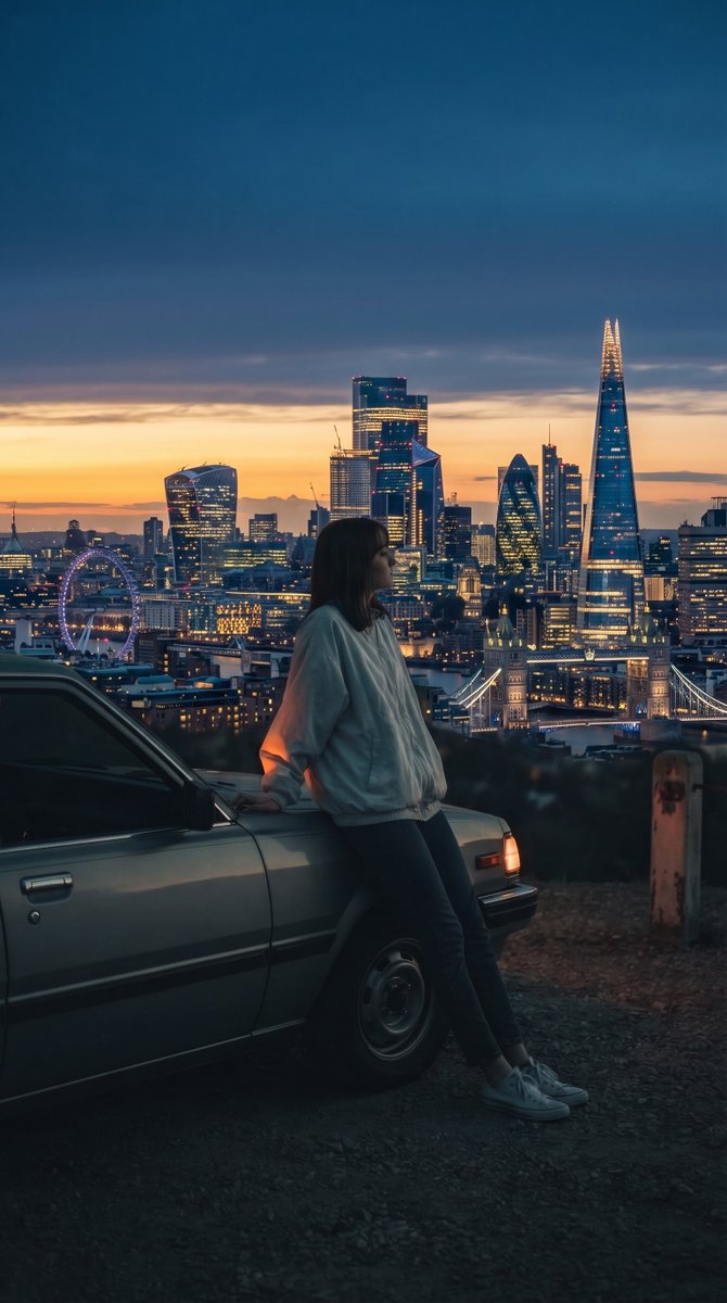 Replace the far background city lights into argument