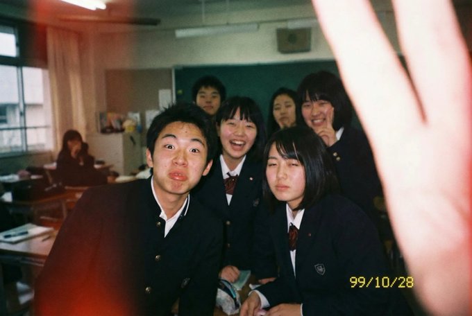 Daily snapshot taken with low-quality disposable camera