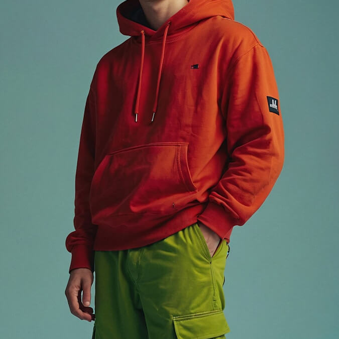 Young Man in Bold Attire