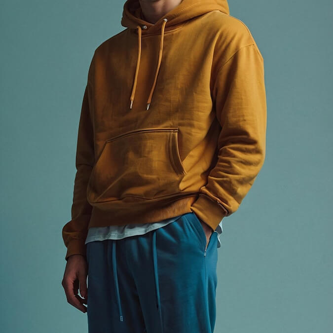 Young Man in Casual Attire